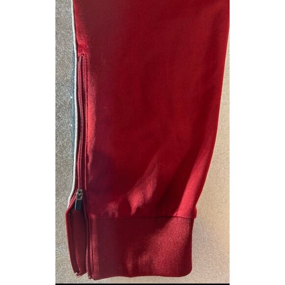Kappa Banda Tapered Sweatpants Track Men's M Red Sport Trouser Zip Bottom (play- - Picture 5 of 6